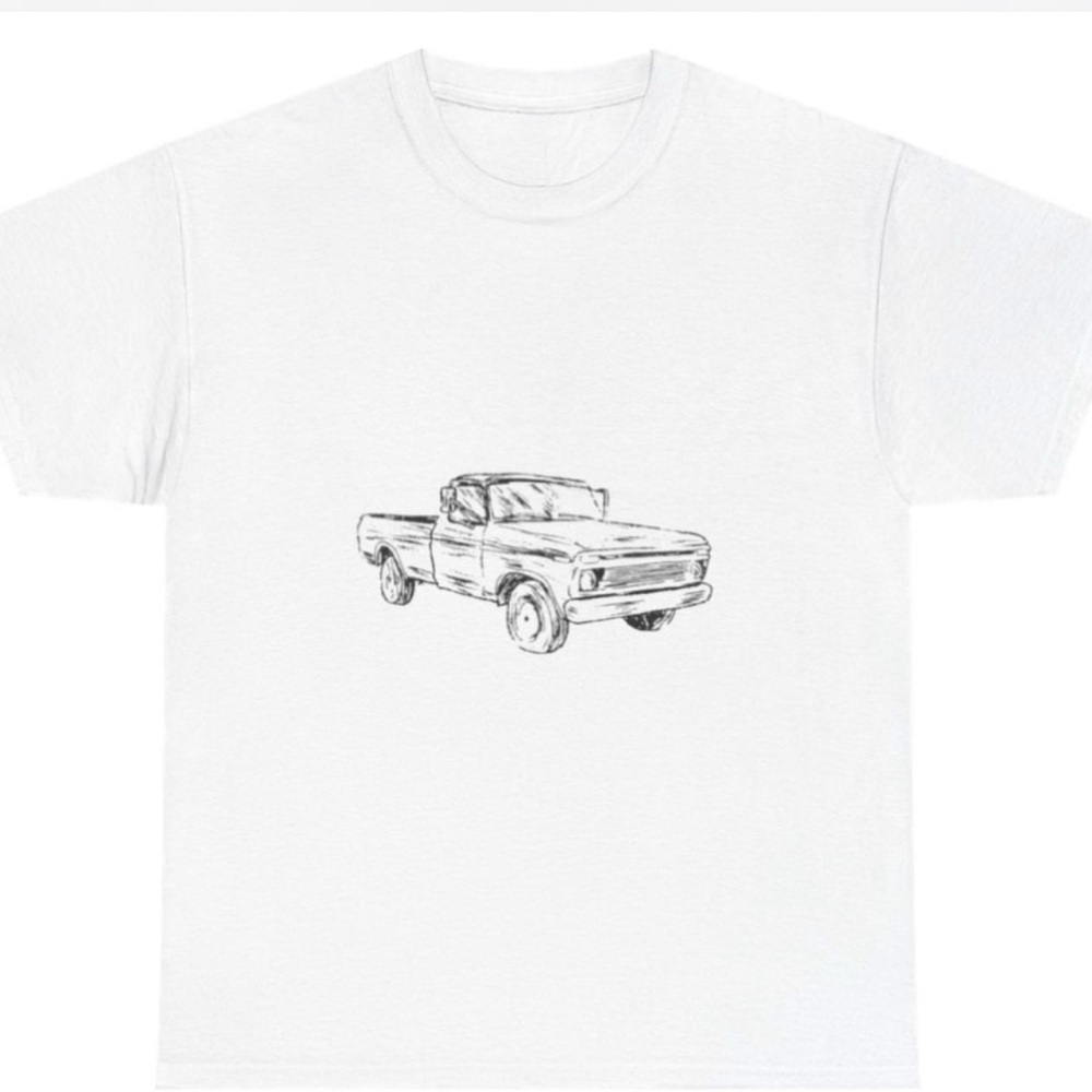 White Short Sleeve Tee with Classic Design